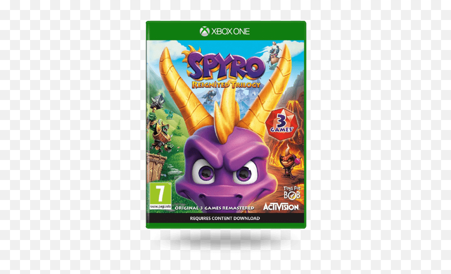 Reignited Trilogy Xbox One Cd - Xbox One Png,Spyro Reignited Trilogy Logo Png