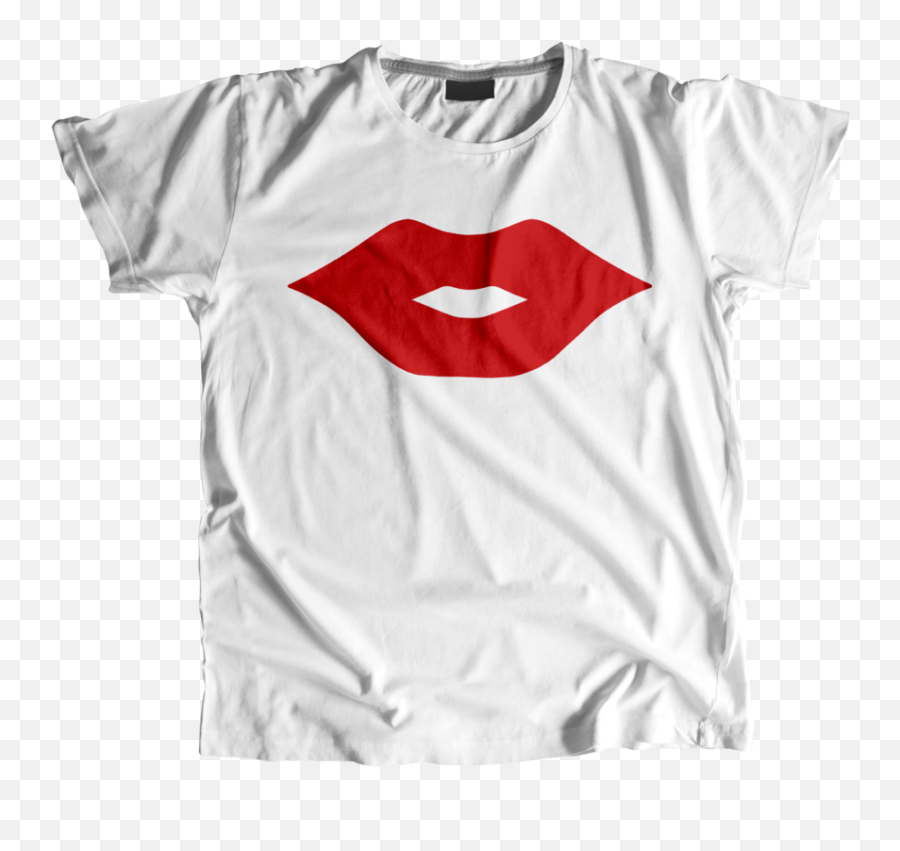 Red Lips Tee U2014 My Love Transparent PNG