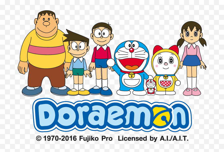 Doraemon Logo Png Transparent - Doraemon Characters,Doraemon Png - free  transparent png images - pngaaa.com