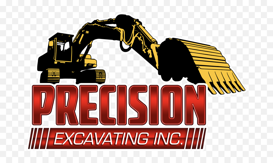 Precision Excavating Inc - Language Png,Excavator Logo