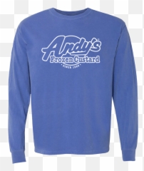 Flo Blue Long Sleeve Shirt Png