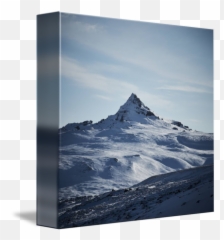 Snowy Mountain In Iceland - Horizontal png