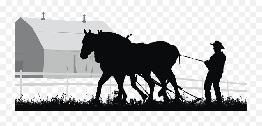 Farm Planting Silhouette Png Download - Farmer Black And White Png,Farmer Png