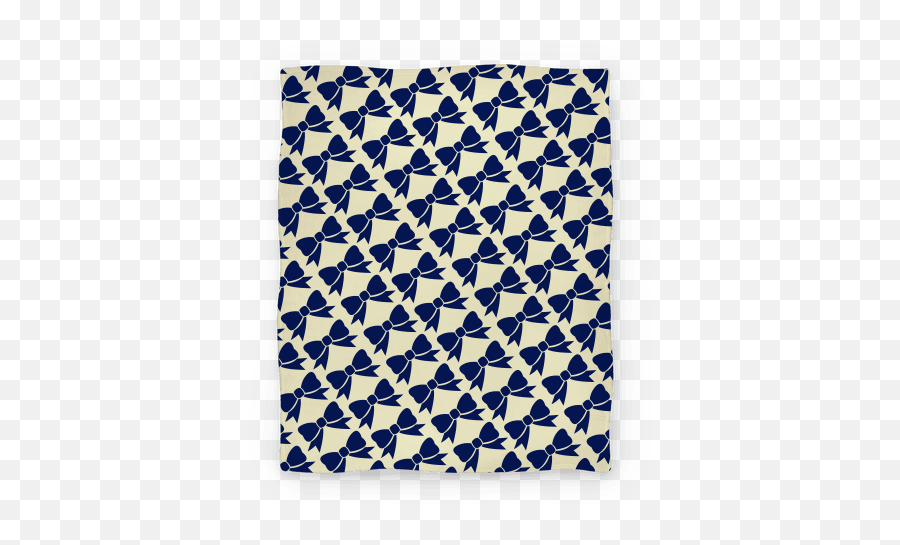 Blue Bow Pattern Blankets Lookhuman - Getty Villa Png,Blue Bow Png