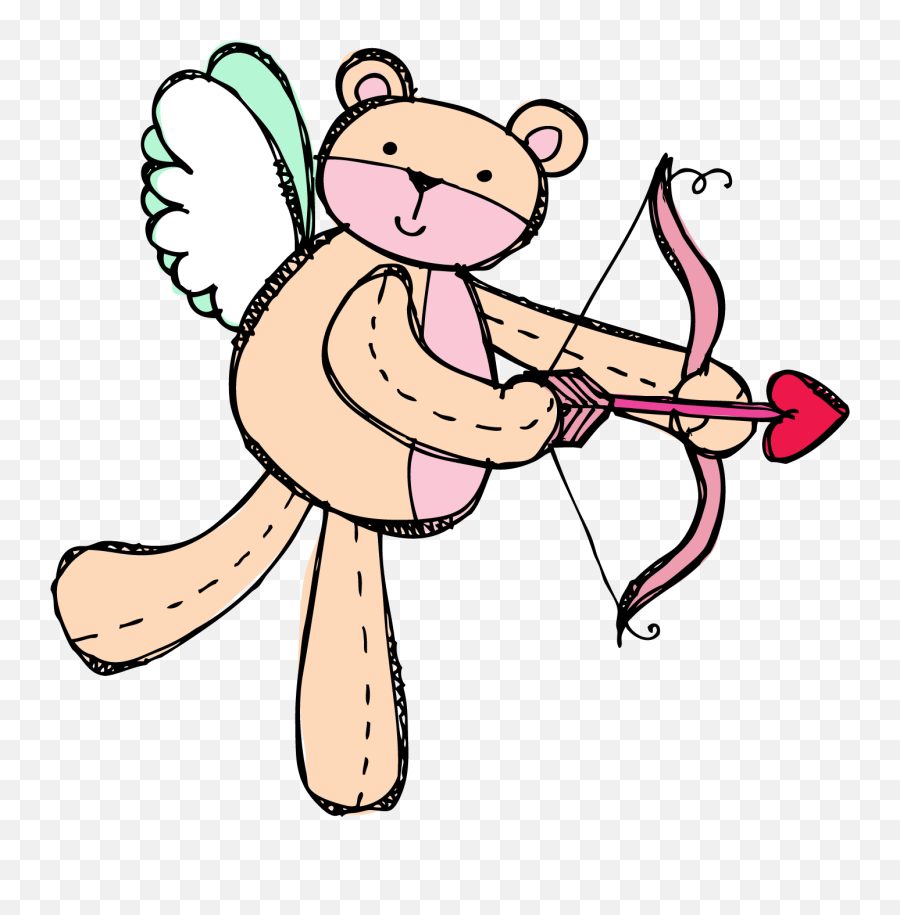 Download Bear Cupid Png Image With - Portable Network Graphics,Cupid Png