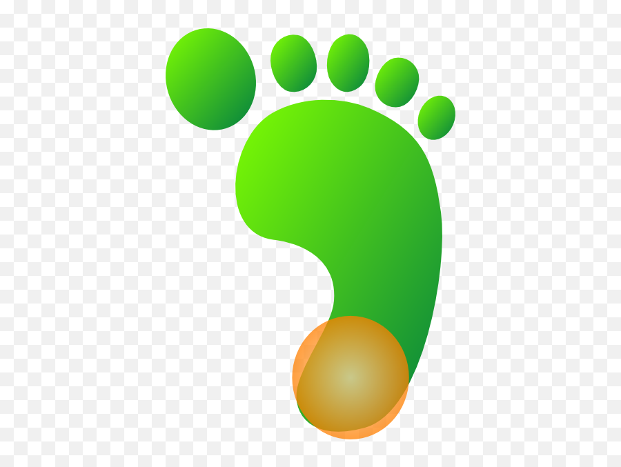 Green Feet Orange Heel Png 900px Large Size - Clip Arts Free Foot,Heel Png