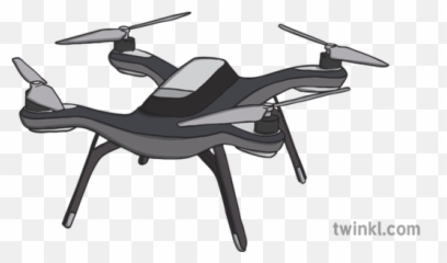 Drone Illustration - Twinkl png