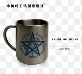 Scp Secure Contain Protect Special Containment Procedure Foundation Goc Star Stainless Steel Mug Cup Cosplay Prop Gift - United Nations Png,Scp Logo Png