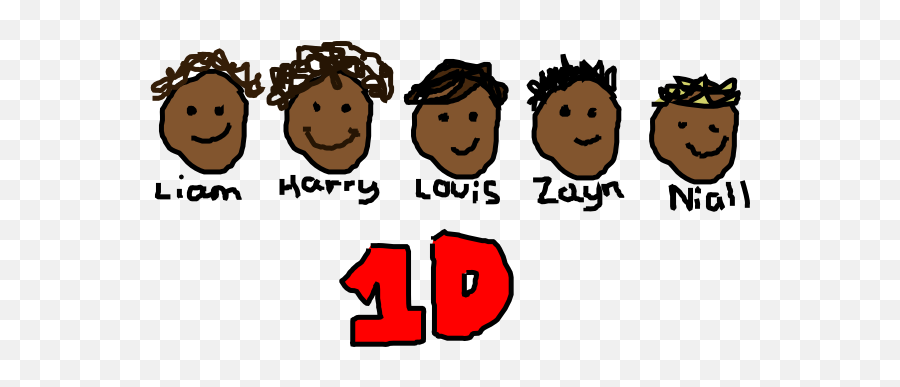 One Direction Clipart - Vector Art One Direction Png,One Direction Logo
