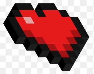 Hexels - Horizontal Png,Minecraft Heart Png