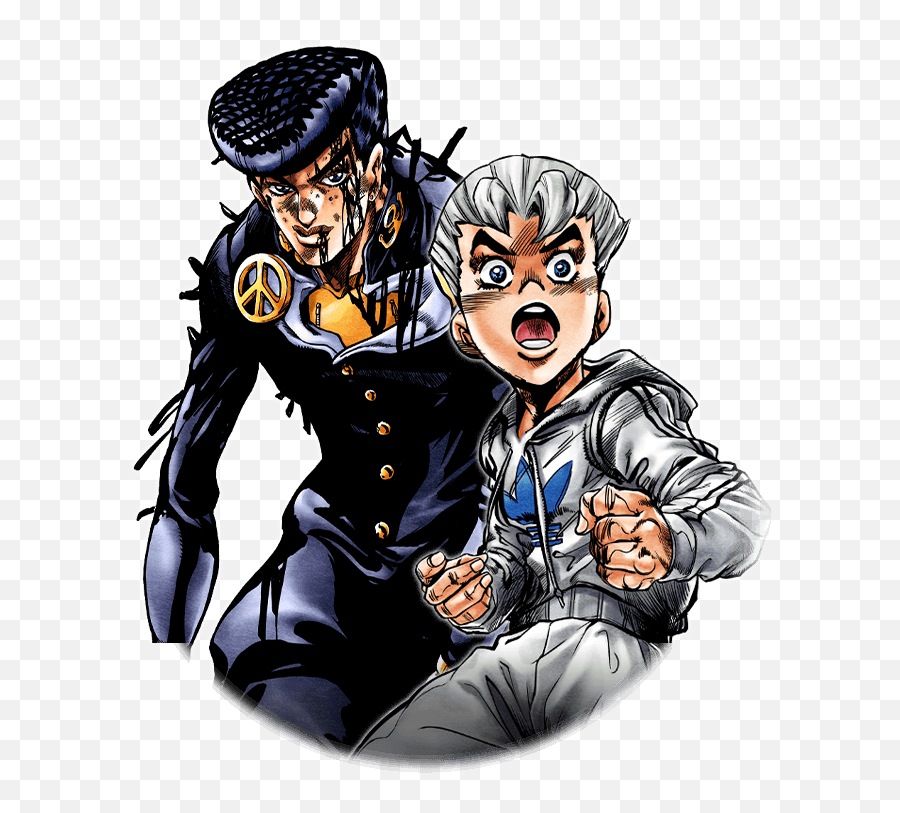 Ssr Josuke Higashikata And Koichi Hirose - Jojoss Wiki Koichi Hirose And Josuke Png,Josuke Png