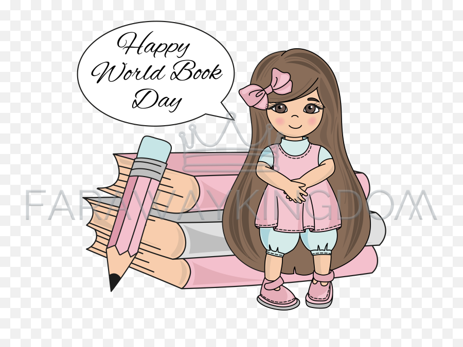 Book Vector Png - Happy World Girl Day,Book Vector Png