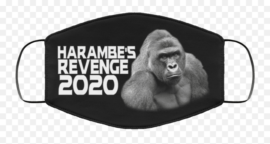 Revenge 2020 Washable Reusable Custom - No Justice No Peace Black Lives Matter Png,Transparent Harambe