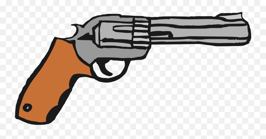 Pistol Clipart Comic - Comic Gun Png,Handgun Png