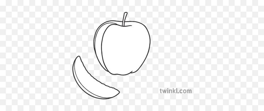 Crescent Shaped Apple Slice Fruit - Fresh Png,Apple Slice Png