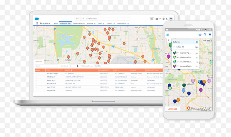 Prospervue Sales Acceleration App For Salesforce Valgen Png Salesforce1 Icon