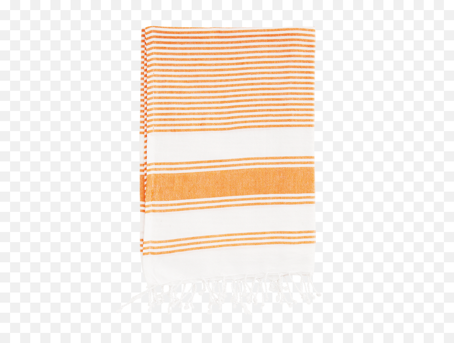 Hd Orange Towel With White Stripes - Towel Png,White Stripes Png
