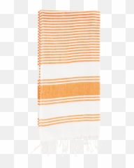 Hd Orange Towel With White Stripes - Towel Png,White Stripes Png