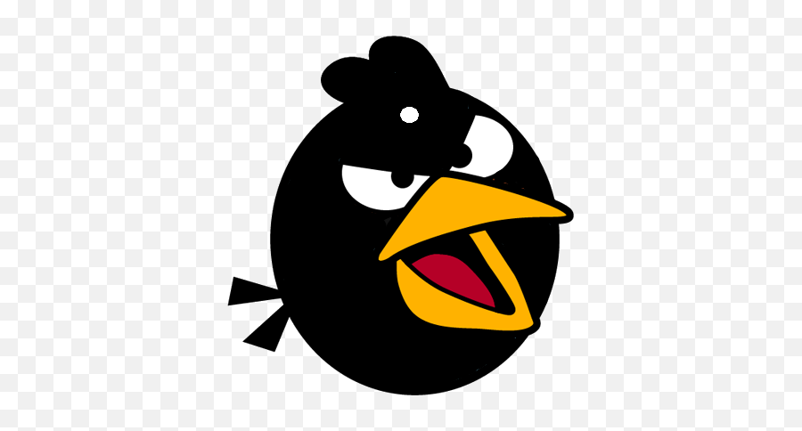 Baby Black Bird - Easy Angry Bird Drawings Png,Black Bird Png