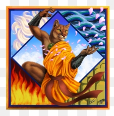 Oc Art Way Of The Four Elements Du0026d Tabaxi - Of The Four Elements png