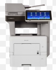 Fast All - InOne Monochrome Laser Printer Ricoh MP 601SPF png