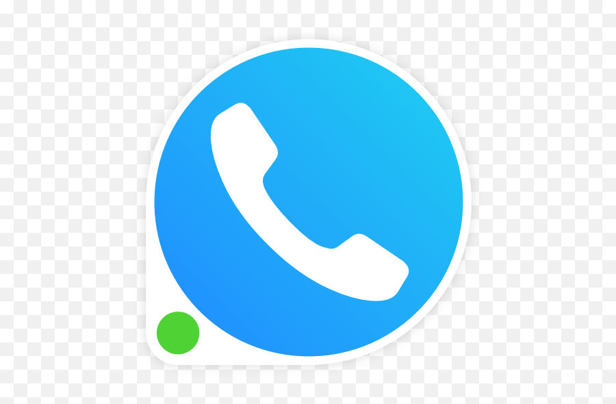 Zangi Messenger - Round Blue Phone Icon Png,Hd Phone Icon