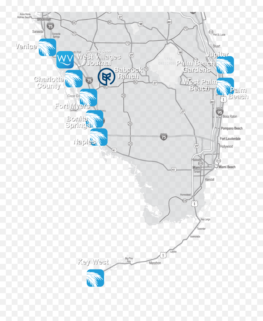 Florida - Atlas Png,Florida Map Png