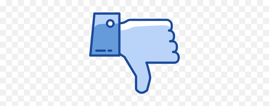 Disapproved Reaction Thumbs Down Unlike Icon - Unlike Thumbs Down Png,Thumbs Down Png