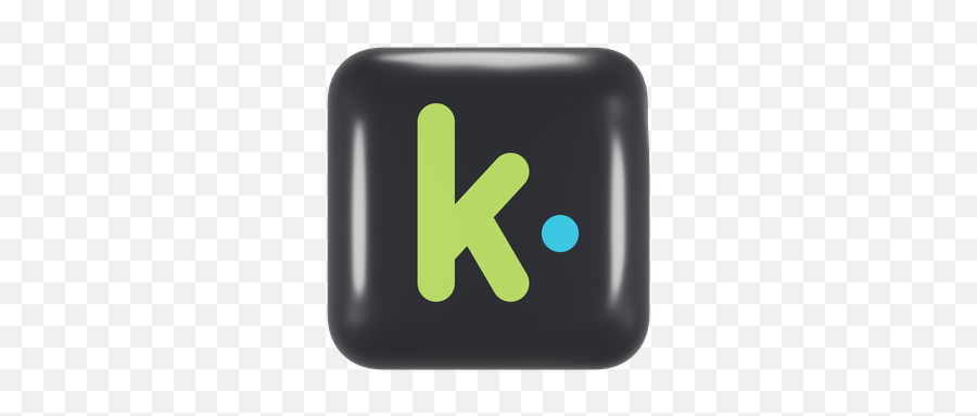 K Icon - Download In Flat Style Dot Png,Letter K Icon