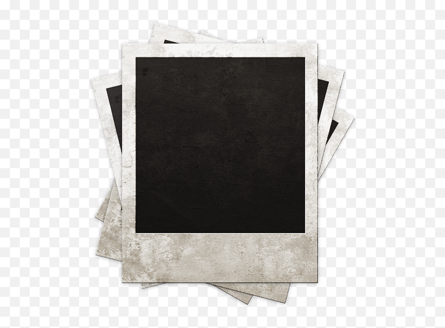 Grunge Vignette Border Png Transparent For Photoshop - Vintage Polaroid Frame Png,Frame Png Transparent