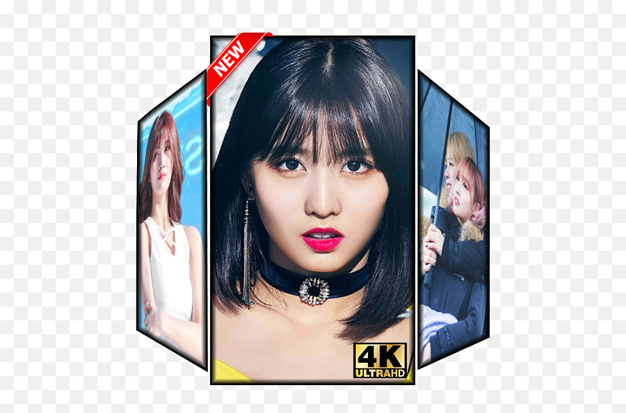 Momo Twice - Kpop Wallpapers Apk 10 Download Apk Latest Version Hair Coloring Png,Momo Icon