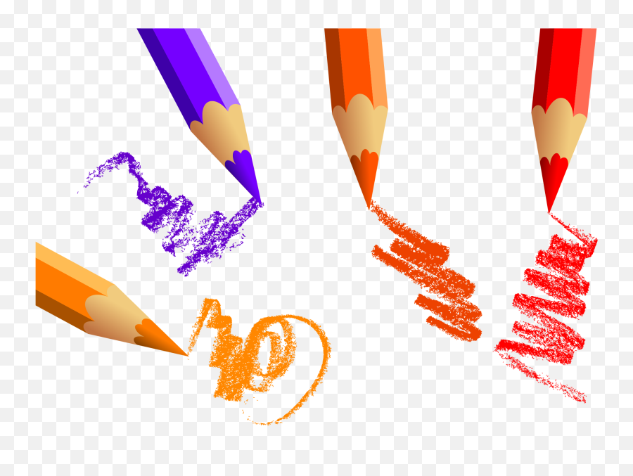Color Pencil Creative Colored Drawing - Color Pencil Png,Colored Pencils Png