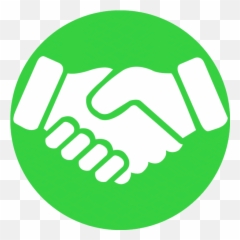 Handshake - icon People Empowering u0026 Restoring Communities Shake Hands Icon Green png