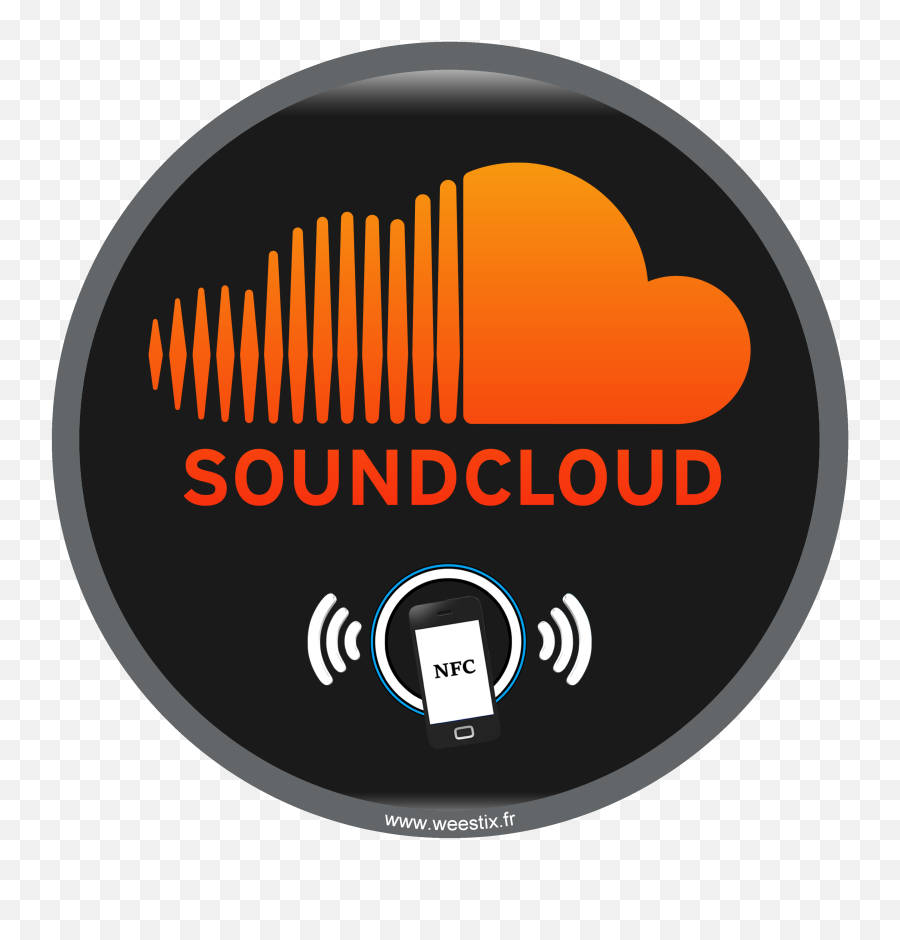 Download 2 Attachments - Follow Me On Soundcloud Png Image Soundcloud Logo Black Background,Soundcloud Png