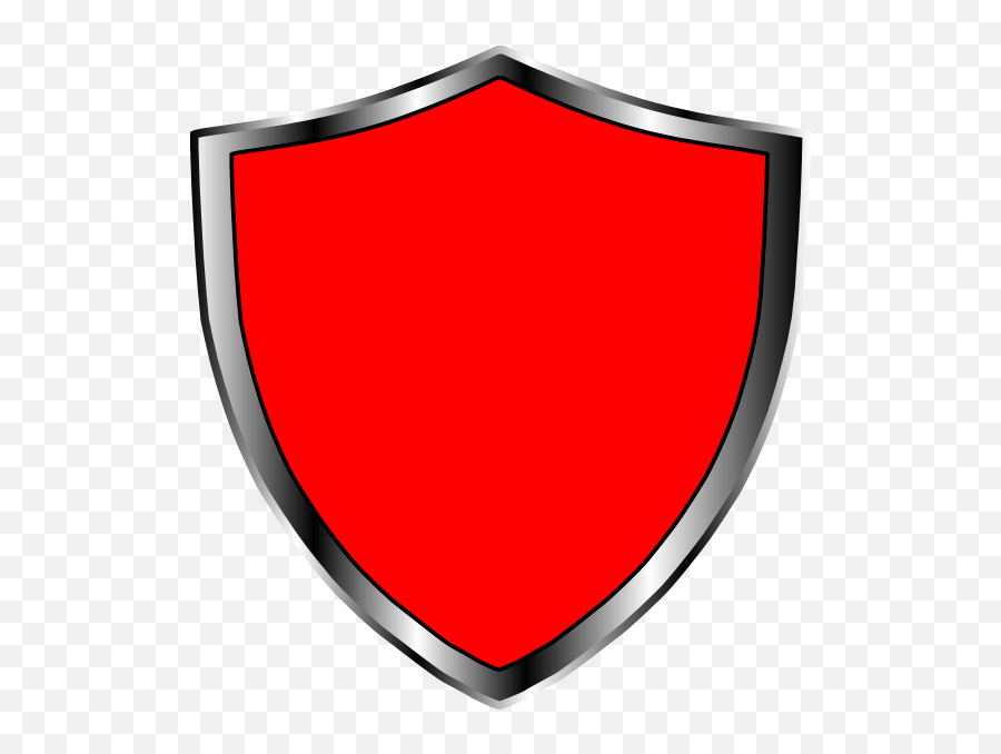 Escudo Medieval Vermelho Clip Art - Red Shield Png Vector,Shield Transparent Background