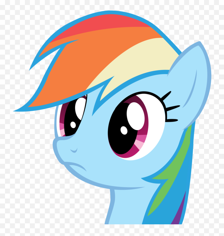 Ayy Lmao - My Little Pony Rianbow Dash Face Png,Wutface Png