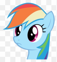 Ayy Lmao - My Little Pony Rianbow Dash Face Png,Wutface Png