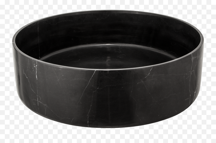 Istone Round Basin 380x110mm Natural Stone Black Marble - Tefal Ingenio Authentic Wok Png,Marble Png