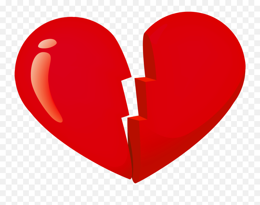 Broken Heart Clipart Gif - Transparent Background Broken Heart Png,Undertale Heart Transparent