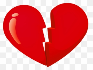 Broken Heart Clipart Gif - Transparent Background Png