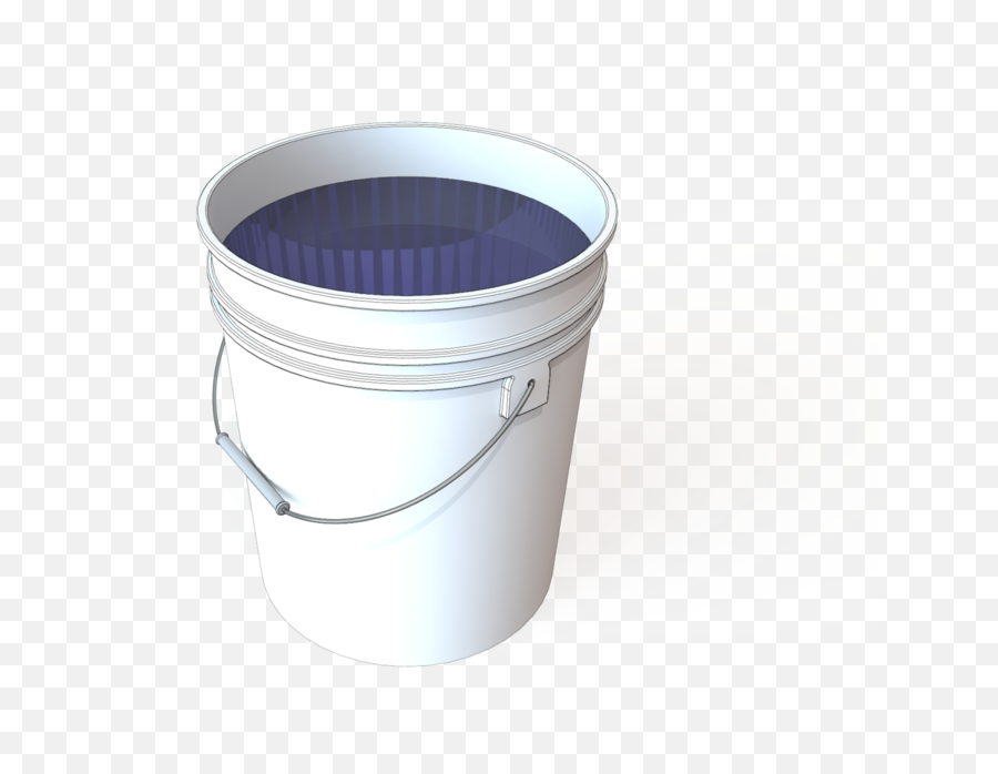 5 Gallon Bucket 3d Cad Model Library Grabcad - 5 Gallon Bucket Cad Png,Paint Bucket Png