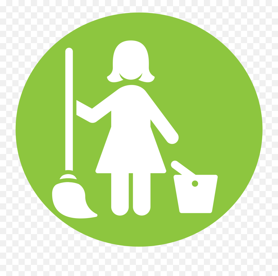 Clean Vector Commercial Cleaning - Green Round Facebook Logo Cleaner Icon Png,Facebook Logo Circle Png