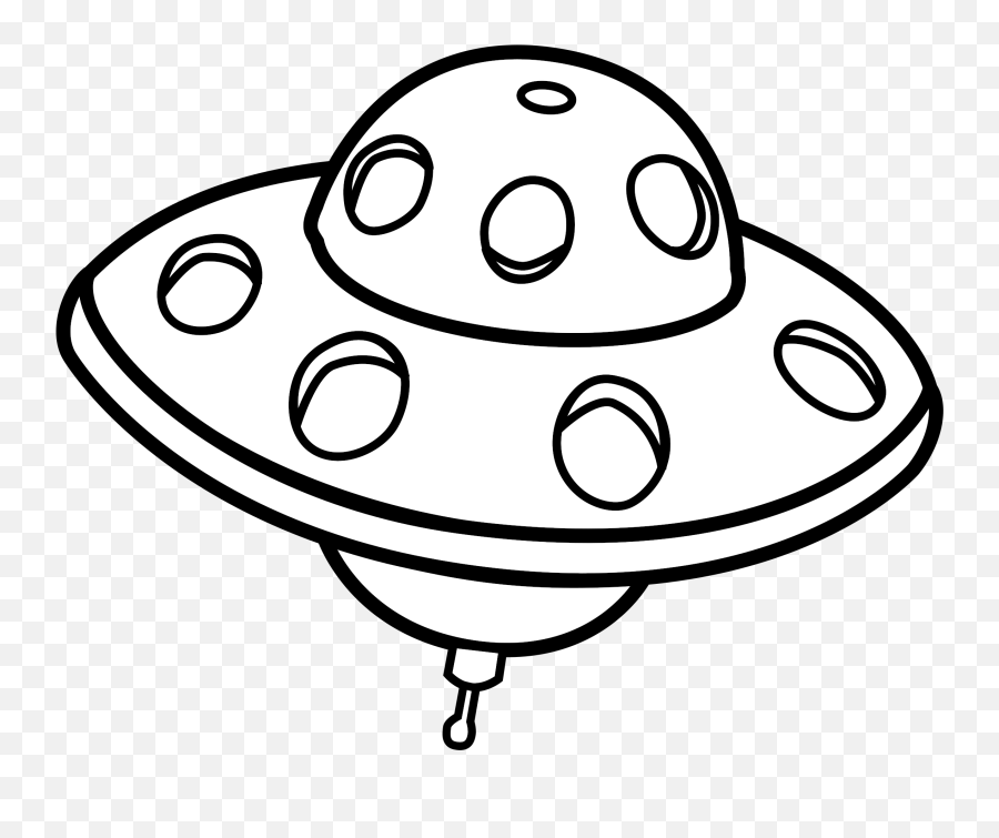 Ufo Png - Black And White Ufo Png,Ufo Transparent Background