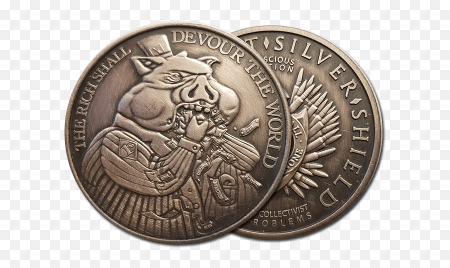 2019 The Year Of Pig Silver Coin - Silver Bullet Silver St Augustine Lighthouse Maritime Museum Png,Silver Shield Png