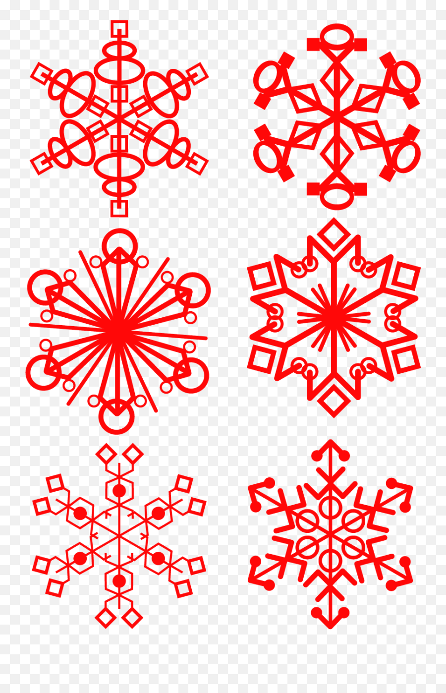 Snowflake Png Free - Spring Festival Snowflakes Window Clip Art,Free Snowflake Png