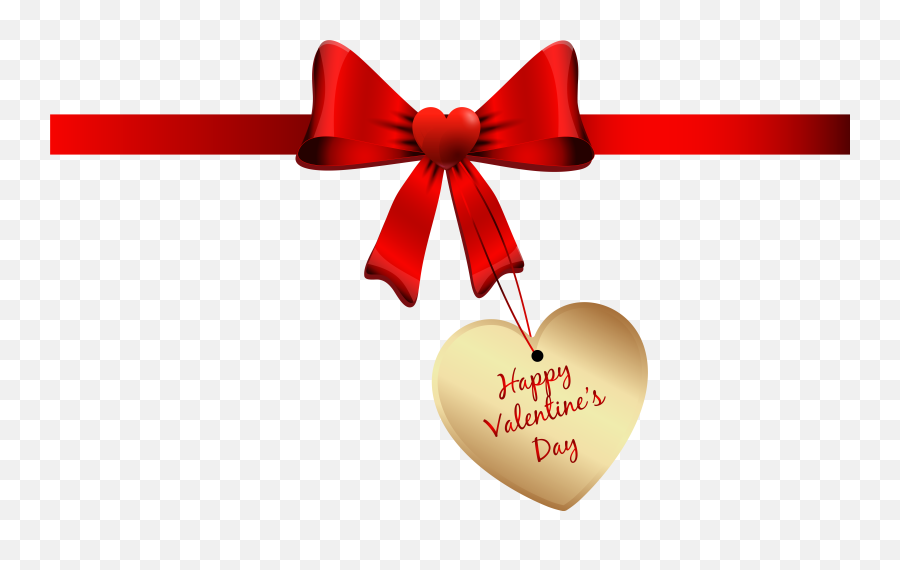 Valentineu0027s Day Clip Art - Happy Valentines Day Bow Png Clipart Valentines Day Png,Valentines Day Png