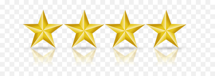 4 - 5 Star Review Transparent Png,Line Of Stars Png