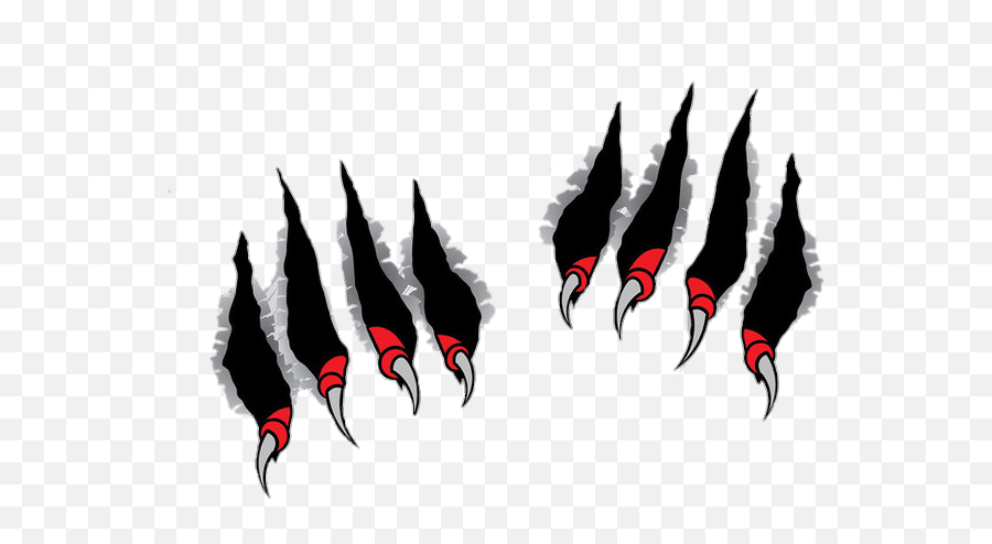 Red Claw Marks Transparent Png Image - Beast Claw,Claw Marks Png