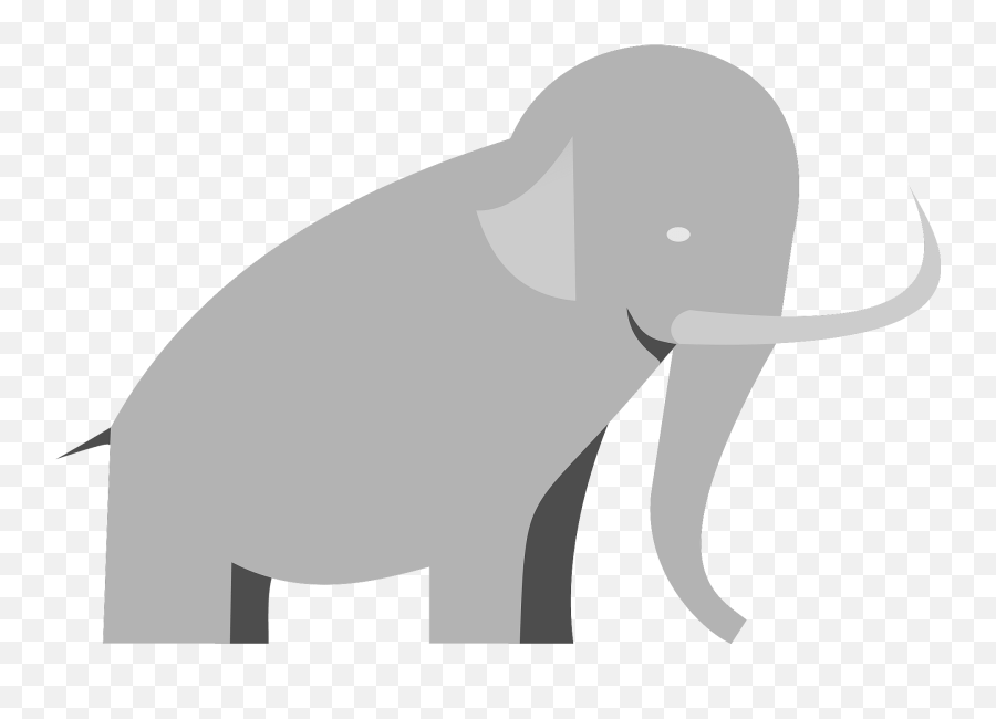 Clipart - Elephant Png,Mammoth Png