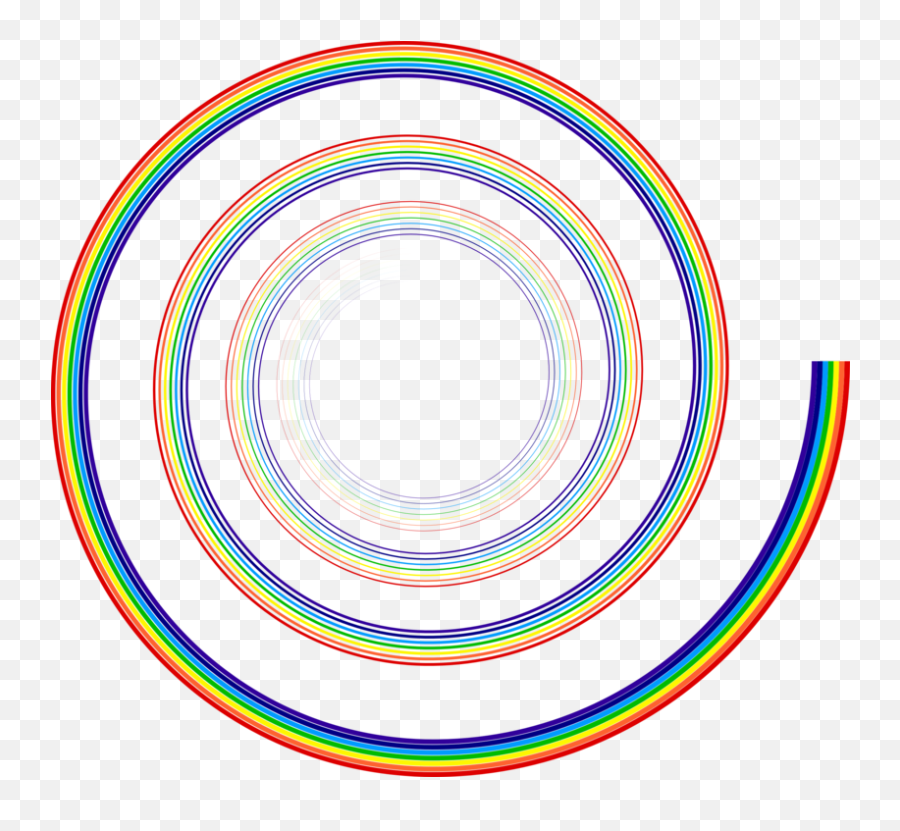 Rainbow - Portable Network Graphics Png,Spiral Png
